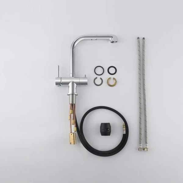 Смеситель для питьевой воды Timo Saona хром 2346/00FL (детальная фотография), однорычажные, двухрычажные