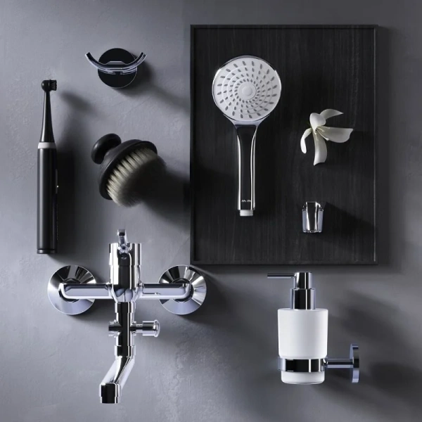 Смеситель для ванны Am.Pm X-Joy S хром F85B90100 (детальная фотография), с 2 монтажными отверстиями