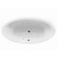 Ванна гидромассажная Excellent Lumina Relax 190 x 95 см, белый/бронза, WAEX.LUM19.RELAX.BR