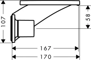 Смеситель для раковины Axor Massaud 18112000 (детальная фотография), для раковины