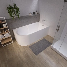 Ванна акриловая Grossman 150x75 см с правая