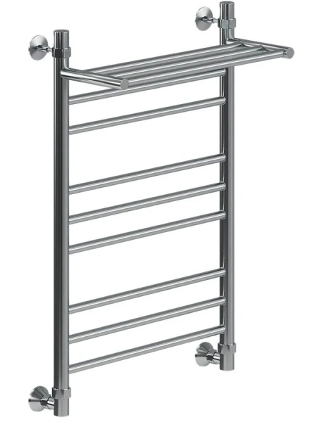 Полотенцесушитель водяной Ника Classic 80x60 см хром ЛП Г2 ВП 80/60 (детальная фотография)