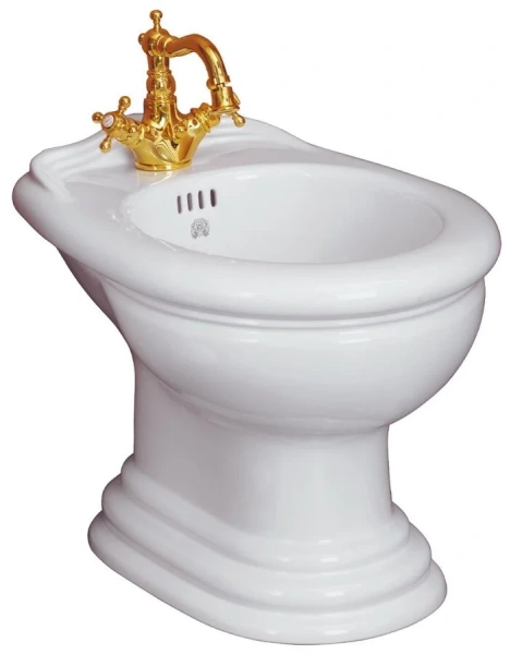 Биде напольное Migliore Milady белая керамика 20839 (детальная фотография)