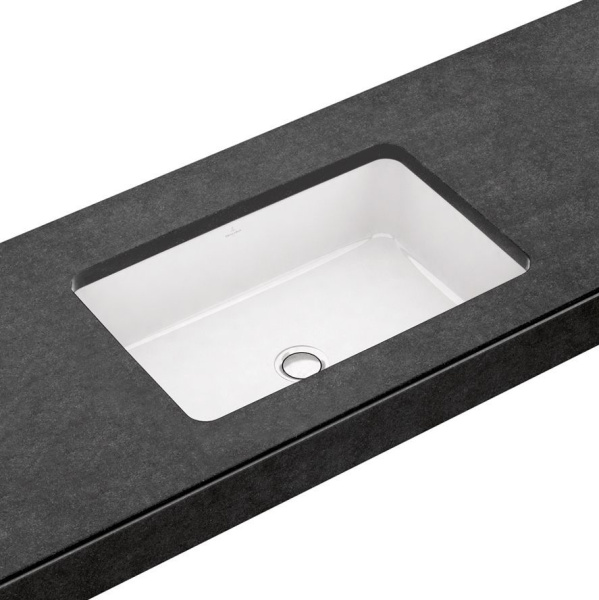 Раковина Villeroy & Boch Architectura 61 см встраиваемая 41776001 (детальная фотография), современные, hi-tech