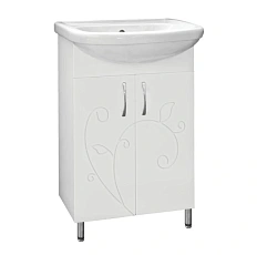 Тумба под раковину напольная Style Line Эко Фьюжн 50 см белая