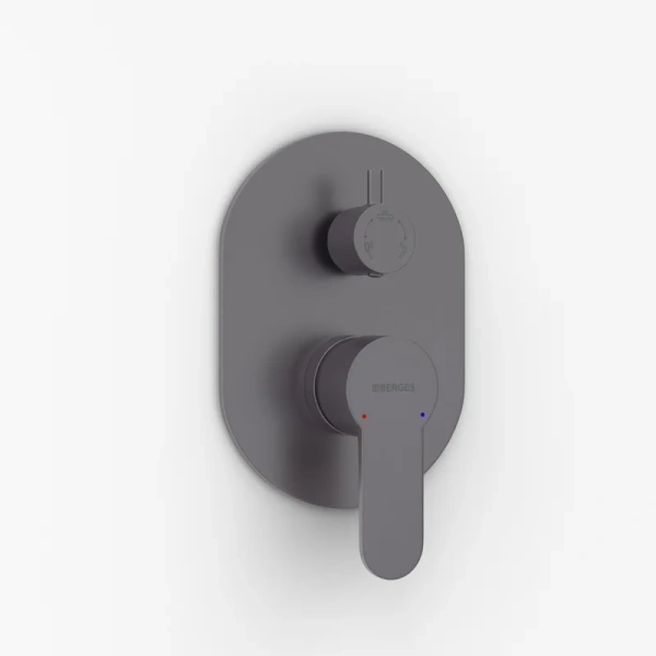 Душевой комплект Berges Nardis 3R оружейная сталь 071009 (детальная фотография) index_1