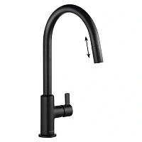 Смеситель для кухни Kludi Bingo Star черный матовый