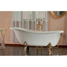 Ванна из литьевого мрамора, цвет белый, Romance Collection Rhapsody