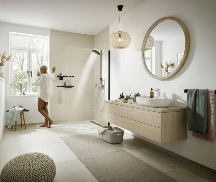 Душевая стойка Hansgrohe Pulsify хром 24240000 (детальная фотография) index_1