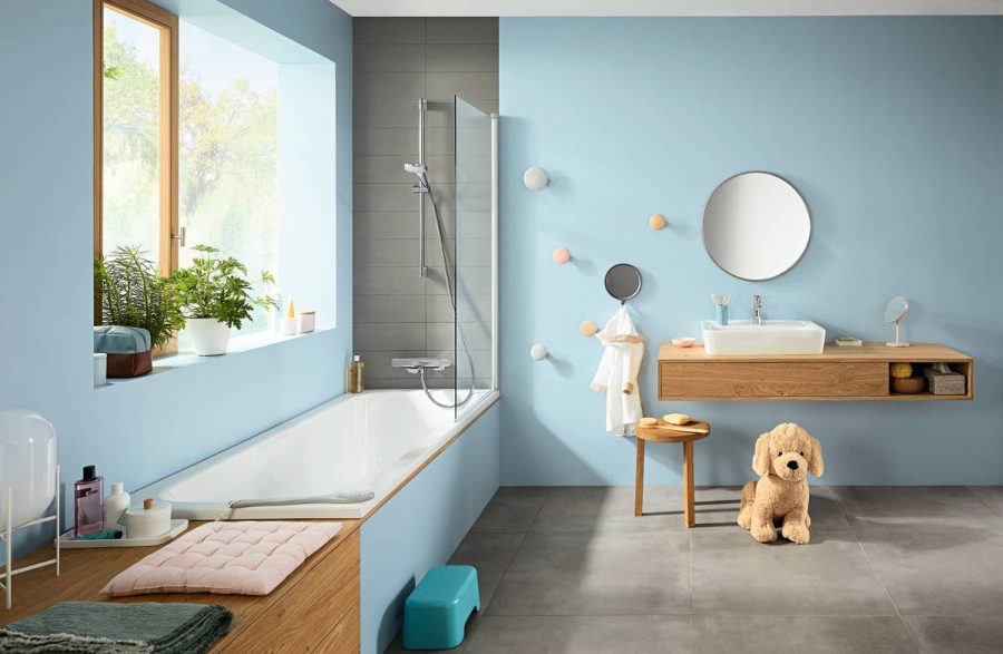 Смеситель для ванны Hansgrohe Ecostat E хром 15774000 (детальная фотография), хром