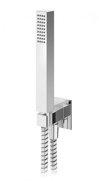 Душевой комплект Cezares Porta белый матовый PORTA-DEFM-BIO (детальная фотография)