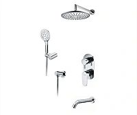 Душевой комплект WasserKRAFT Dinkel хром