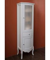 Шкаф, петли справа, цвет белый матовый, фурнитура состаренное серебро, La Beaute Sabrina