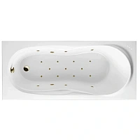 Ванна гидромассажная Excellent Sekwana Relax 170 x 75 см, белый/бронза, WAEX.SEK17.RELAX.BR