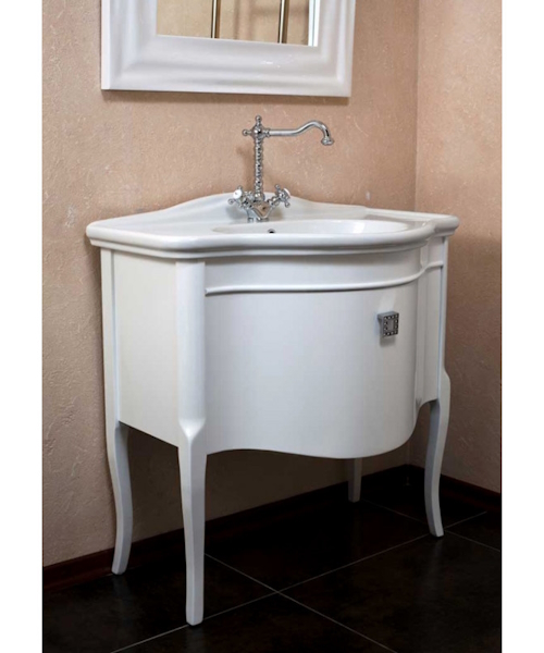 Мебель для ванной La Beaute Nicole 83 (детальная фотография), напольная, пристенная