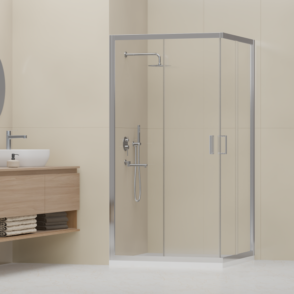 Душевой уголок RGW Classic CL-34 90x90 см профиль хром 32093499-11 (детальная фотография)