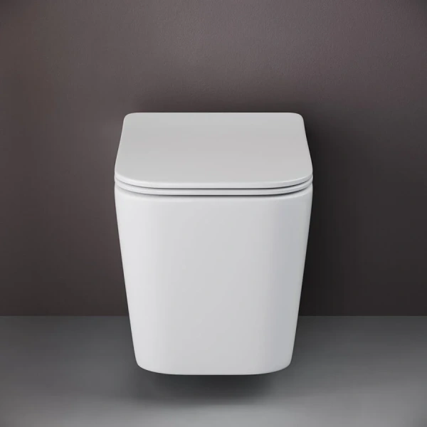 Унитаз подвесной Ceramica Nova Cubic безободковый CN1806 (детальная фотография), современные, hi-tech, прямоугольные