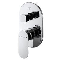 Смеситель встраиваемый в стену, три функции Bravat Gina P69194C-ENG