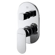 Смеситель встраиваемый в стену, три функции Bravat Gina P69194C-ENG