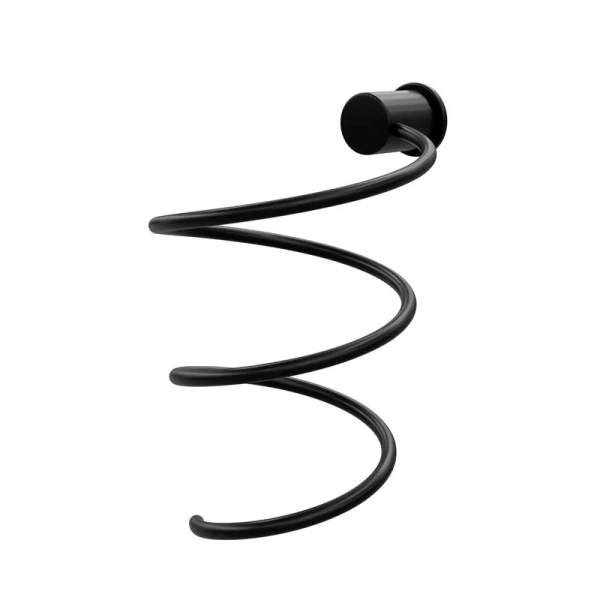 Держатель фена WasserKRAFT черный K-1080B (детальная фотография)