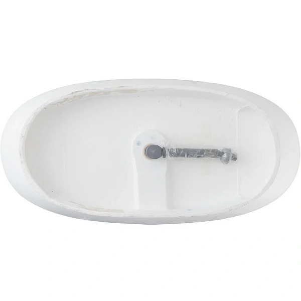 Ванна Allen Brau Krion Oval 2.35003.21, 170 х 80 см, искусственный камень, цвет белый матовый (детальная фотография), белые