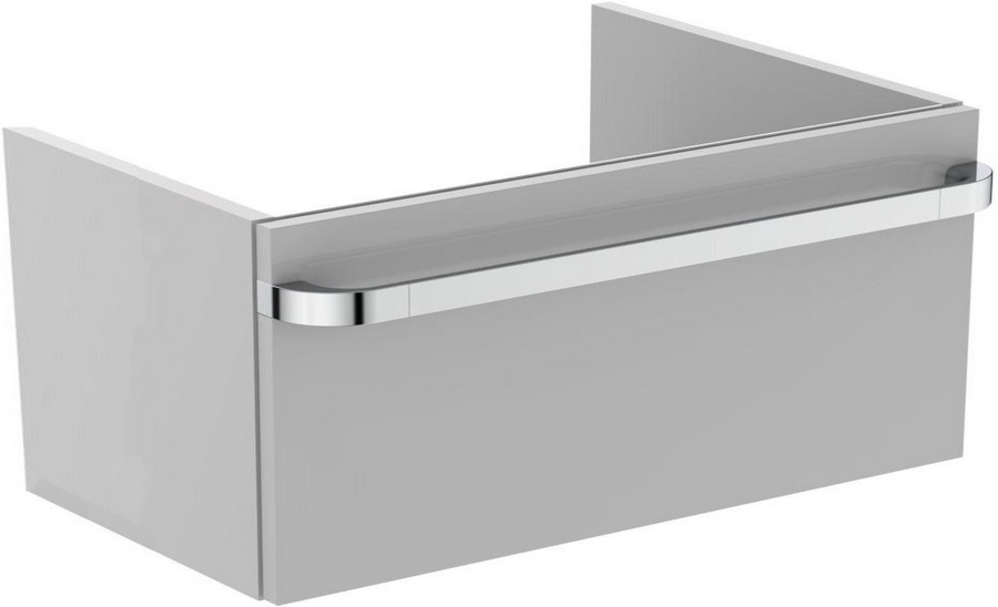 Тумба под раковину подвесная Ideal Standard Tonic II 80 см светло-серый глянцевый R4303FA (детальная фотография)