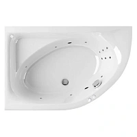 Ванна гидромассажная Excellent Aquarella Line 150 x 100 см, левая, белый/хром, WAEX.ARL15.LINE.CR