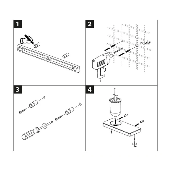 Ершик Lemark Glass line с держателем черный матовый 9762033 (детальная фотография), металлические, стеклянные
