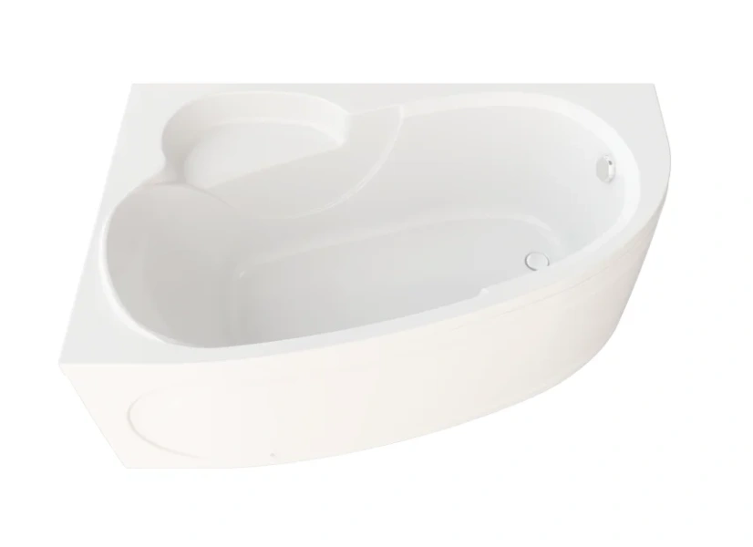 Ванна акриловая Triton OMP Николь Щ0000048679/Щ0000048680, 160 x 100 см, левая/правая, белая (детальная фотография), угловые, приставные, встраиваемые