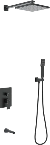 Душевой комплект BERGES Nardis черный матовый - фото 2