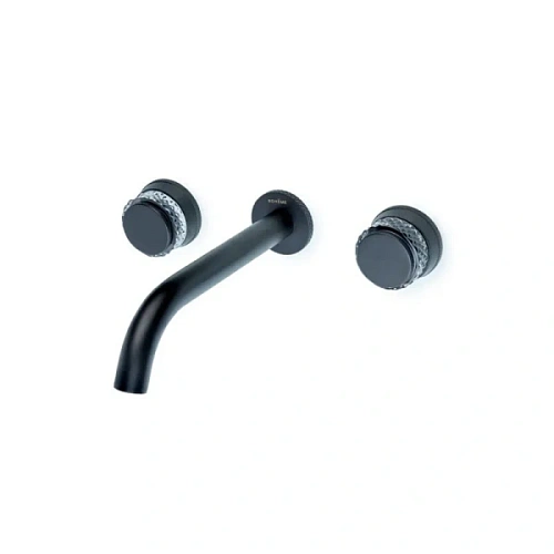 Смеситель для раковины Boheme Aura черный матовый - фото 2