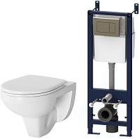 Инсталляция с клавишей и подвесным унитазом AM.PM Sense IS374A1738