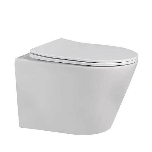 Унитаз подвесной Abber Bequem белый - фото 1