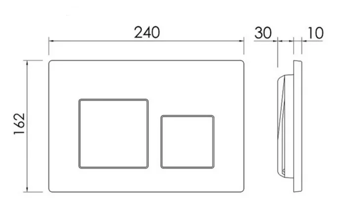 Унитаз с инсталляцией Ceramica Nova Forma кнопка черная матовая CN3009_121002MB (детальная фотография), в наличии index_3