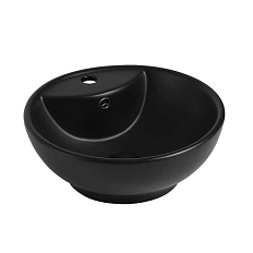 Раковина Abber Bequem 46 см черная матовая