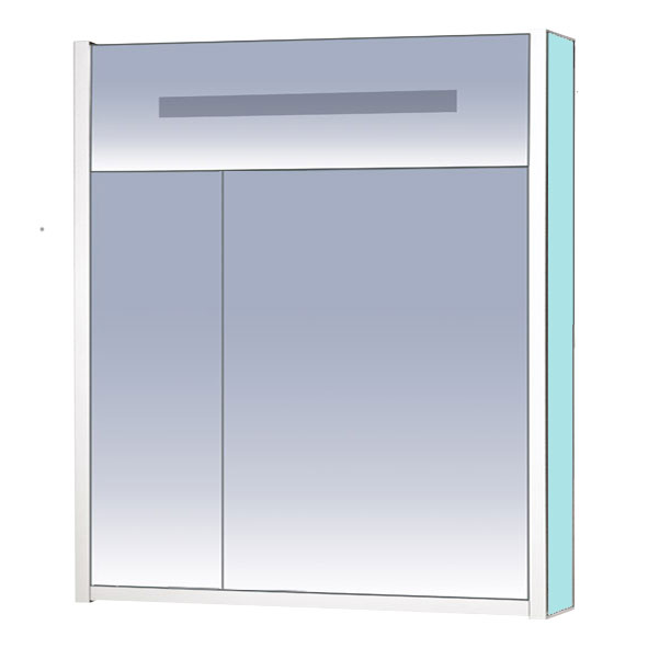 Зеркальный шкаф для ванной Misty Джулия Л-Джу04065 (детальная фотография), под выключатель