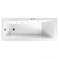 Ванна гидромассажная Excellent Ava Soft 170 x 70 см, белый/хром, WAEX.AVA17.SOFT.CR