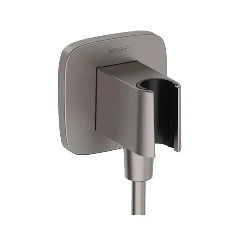 Шланговое подсоединение Hansgrohe FixFit черный хром - фото 5