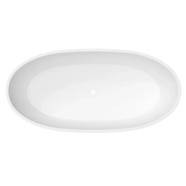 Ванна акриловая Delice Rondo 170х76 см синяя матовая DLR440104Bu (детальная фотография), 170x75 см