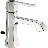 Смеситель для раковины Cisal Cherie хром/черный матовый