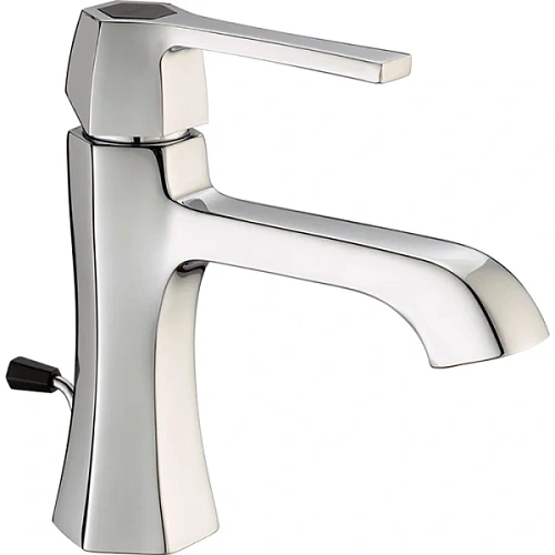 Смеситель для раковины Cisal Cherie хром/черный матовый - фото 1