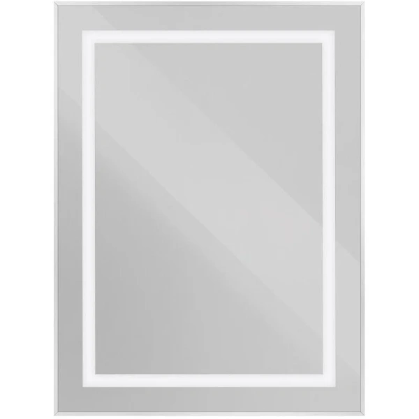 Зеркало с подсветкой BelBagno Kraft 50 см сатин SPC-KRAFT-500-800-SENS-AL (детальная фотография)