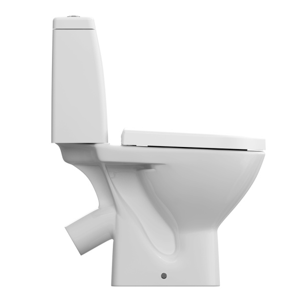 Унитаз компакт Cersanit Granta косой выпуск S-KO-GRA031-3/6-DL-n-w (детальная фотография), с бачком