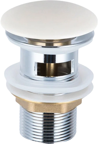 Донный клапан Vincea белый - фото 1