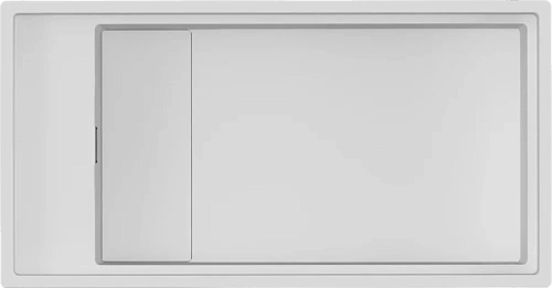 Мойка для кухни Omoikiri Kinaru Pro 86-U/I WH 86 см белая - фото 1