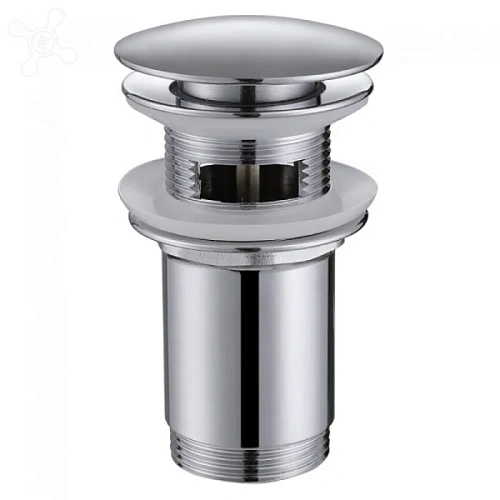 Донный клапан Abber Bequem хром - фото 1