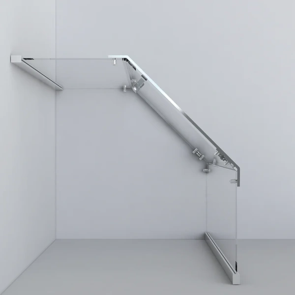 Душевой уголок Vincea Stresa 100x100 см черный VSP-1S100CLB (детальная фотография), черные