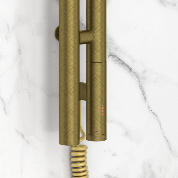 Полотенцесушитель электрический Сунержа Нюанс 3.0 8.5х120 см правый состаренная бронза 05-5843-1253 (детальная фотография), современные, hi-tech