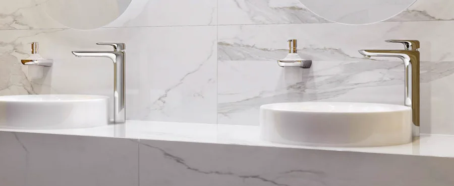 Смеситель для раковины Kludi Ameo хром 412980575 (детальная фотография), хром