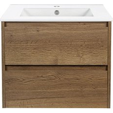 Тумба под раковину подвесная Vincea Gio 60 см T.Oak